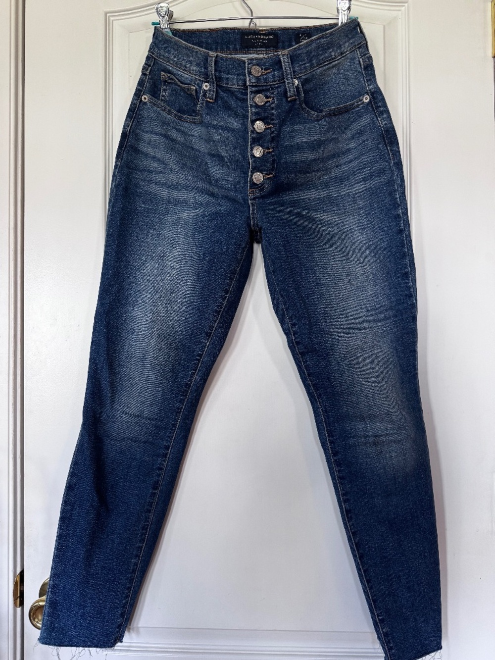 Lucky Brand Los Angelos Women Bridgette Button Down Fly Skinny